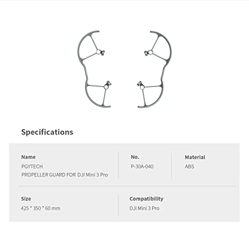 PGYTECH Propeller Guard for DJI Mini 3 Pro Camera Drone - Image 2