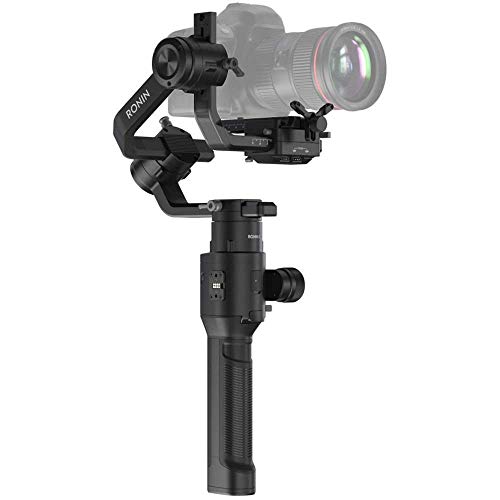 DJI Ronin-S - Camera Stabilizer 3-Axis Gimbal Handheld for DSLR Mirrorless Cameras up to 8lbs / 3.6kg Payload for Sony Nikon Canon Panasonic Lumix, Black