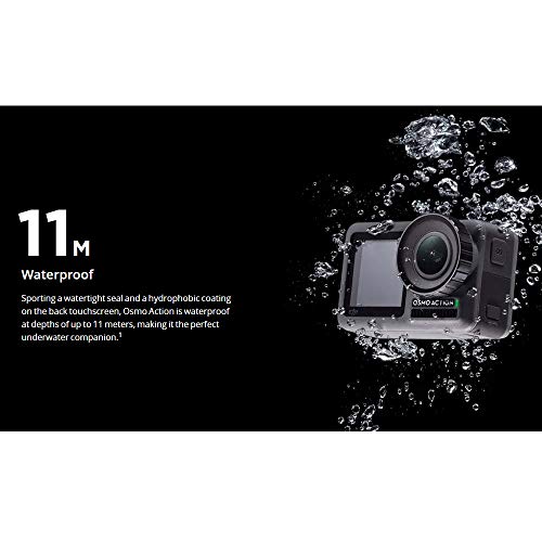 DJI Osmo Action - 4K Action Cam 12MP Digital Camera with 2 Displays 36ft Underwater Waterproof WiFi HDR Video 145° Angle, Black - Image 5