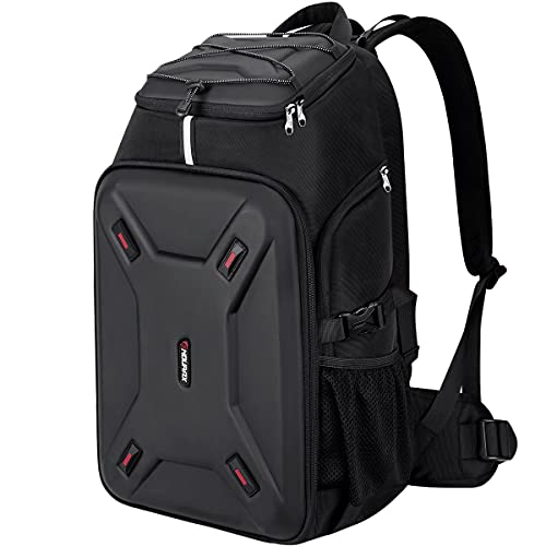 Endurax Camera Drone Backpack Hardshell for DSLR and DJI Phantom 3/4, Mavic Pro, Mavic Air with Waterproof Rain Cover and Cutomizable Dividers