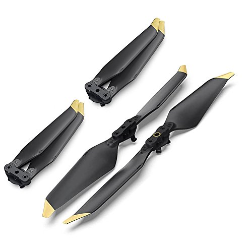 DJI Mavic Pro Platinum 8331 Low-Noise Quick-Release Propellers - Gold Tips - 2 Pairs