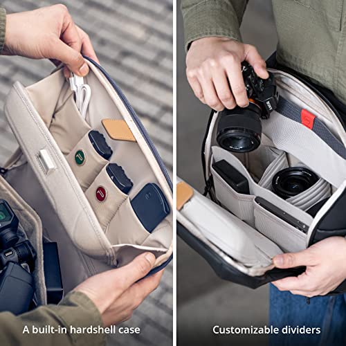 PGYTECH OneGo Camera Shoulder Bag for Cannon 5D SLR Camera& Lens Camera Sling Bag for DJI DJI AVATA Mavic 3 Crossbody Camera Bag for Macbook Pro 10L - Image 6