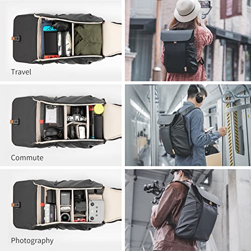 PGYTECH 25L OneGo Camera Backpack for DJI Mini 3 Pro/ DJI Mavic 3/ DJI mini 2 Drone Backpack Camorder Bag for Canon/ Nikon Camera Case for Photographer - Image 5