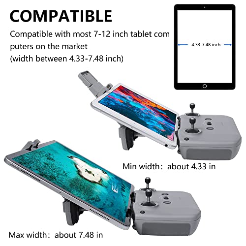 Judunmsk Tablet Holder for DJI Mavic Mini 3/Mini 2 /Air 2 /Air 2S /Mavic 3, No Disassemble Remote Controller Accessories,7-12 inch ipad Tablet Mount, Portable Mini3/Mini 2 /Air 2 /Air 2S Accessories - Image 5
