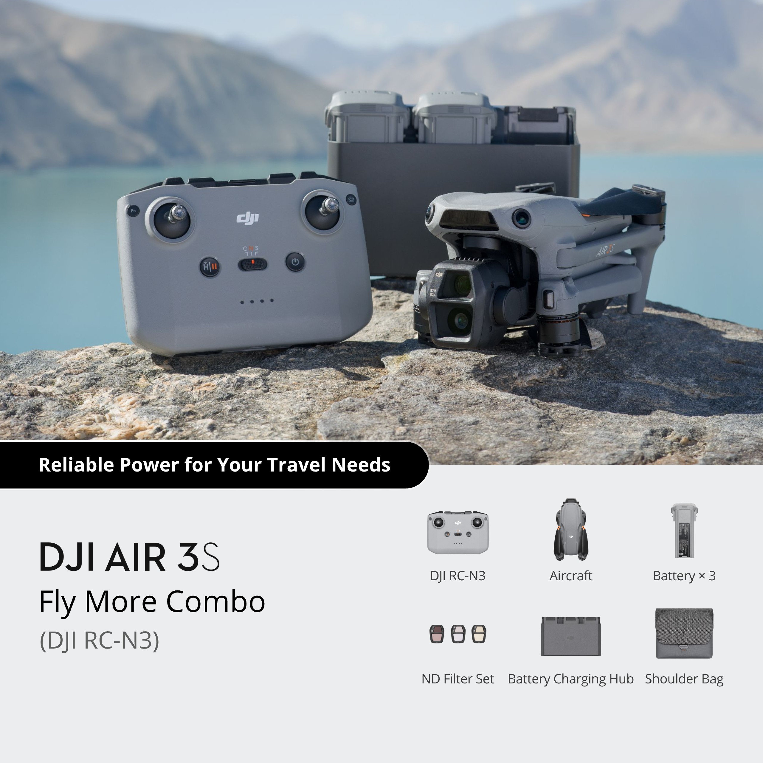 DJI Air 3S Fly More Combo (DJI RC-N3) - Image 4